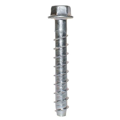 Simpson Strong Tie Titen Hd In X In Zinc Plated Heavy Duty