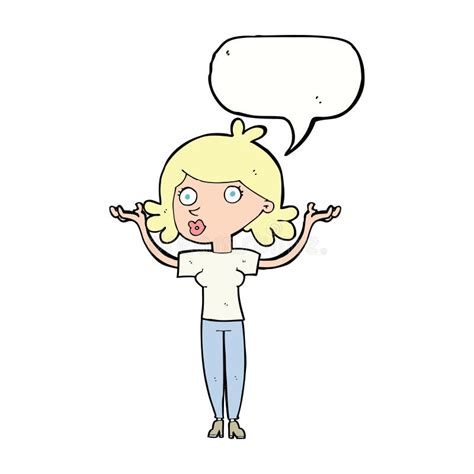 Cartoon Woman Throwing Arms In Air With Speech Bubble Stock Illustration Illustration Of Hand