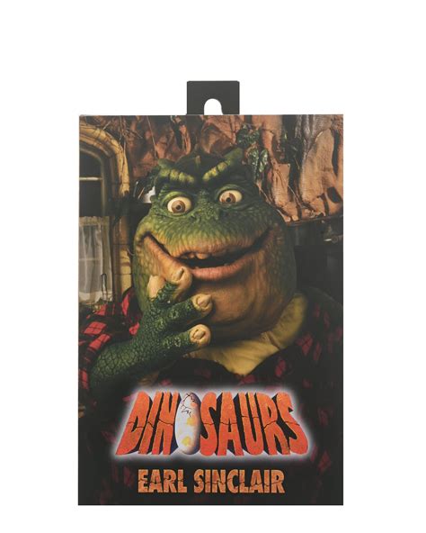 Neca Ultimate Earl Sinclair Scale Action Figure Dinosaurs Toy