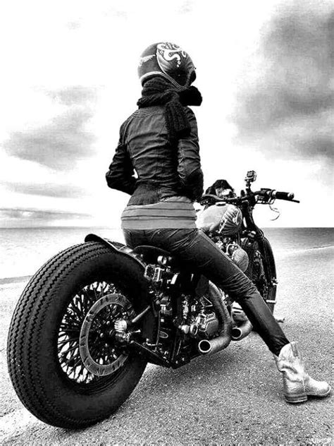 Pin By Kary Sandoval On Biker Girls Cafe Racer Girl Biker Babes