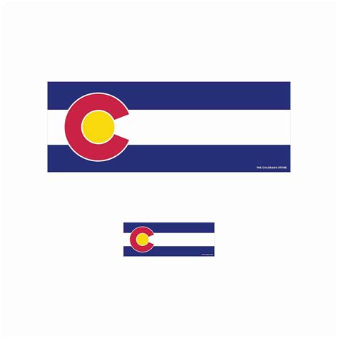 Colorado Flag Sticker - The Colorado Store