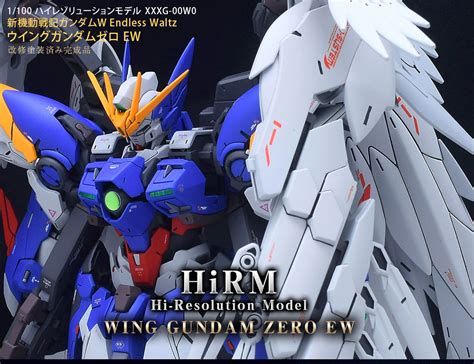 Painted Build Hirm 1100 Wing Gundam Zero Custom Ew