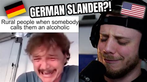 American Reacts To German Slander Memes Youtube