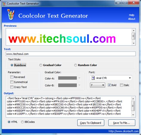 Coolcolor Text Generator Portable V10