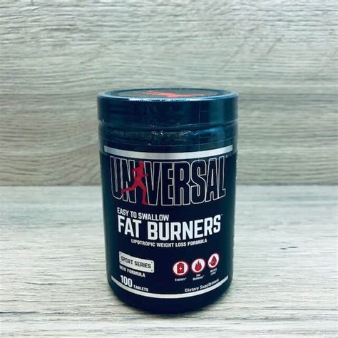 Universal Nutrition Fat Burners 100 Tabl Sixpack Lt