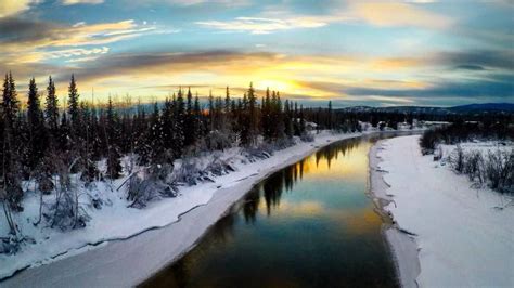 Winter Sunset Chena River ~ Fairbanks Alaska R Pics