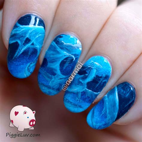 Water Ink Nail Art at Kathleen Andrews blog