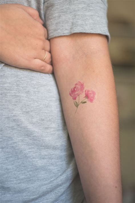 Watercolor Tattoos Peony Ideas Flawssy