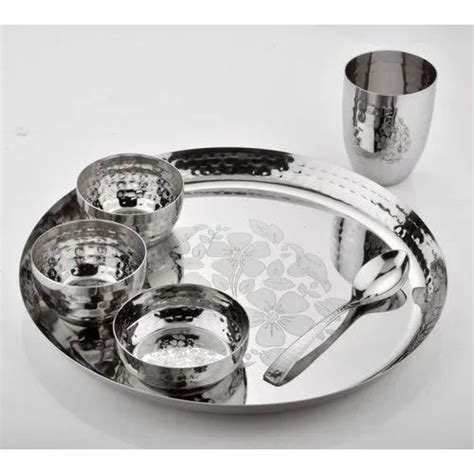 Set Stylish Stainless Steel Dinner Set Packaging Type Box At Rs