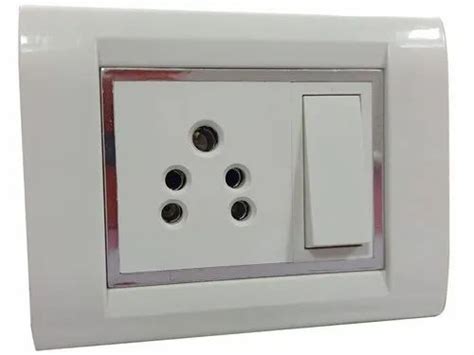 Single Plug Modular Switch Socket Combination Plastic Module Size 2m At Rs 120 In Bhayandar