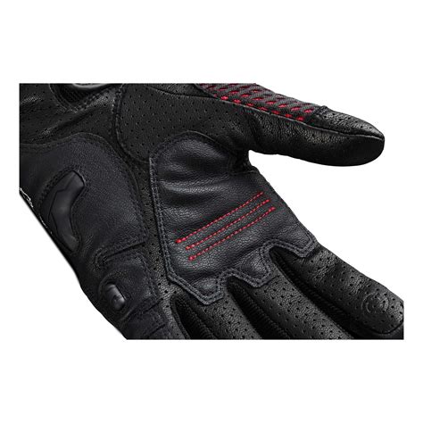 Gants Cuir Textile Furygan Td Air Noir Rouge Blanc Quipement Route