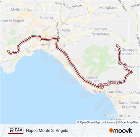 Eav Route Schedules Stops Maps Napoli Monte S Angelo Updated