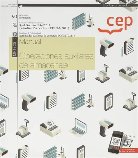 Manual Operaciones Auxiliares De Almacenaje MF1325 1 Certificados