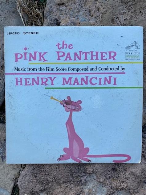 The Pink Panther Henry Mancini Music From The Film Score Etsy Film Score Vinyl Record Album