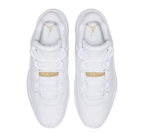 Air Jordan 11 Low Golf White Metallic Gold AQ0963-102 - KicksOnFire.com