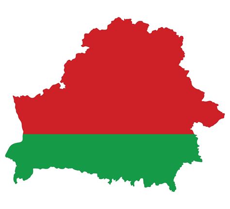 Belarus Map Map Of Belarus With Belarus Flag 36283233 Png