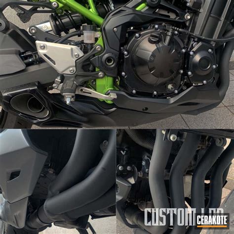 Kawasaki Z900 - High Temp Exhaust | Cerakote