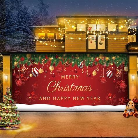 Amazon X Ft Christmas Garage Door Banner Decorations Ultra