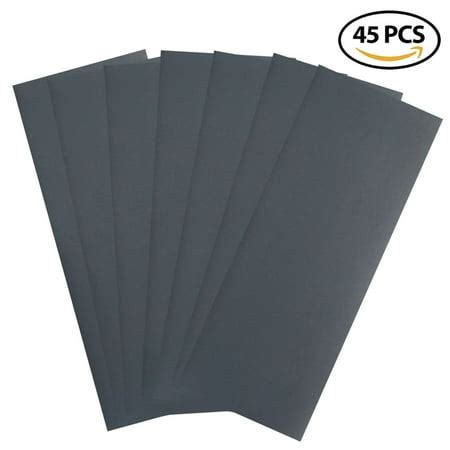 800 Grit Dry Wet Sandpaper Sheets - 9 x 3.6" Silicon Carbide Sandpaper ...