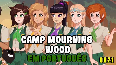 Jogo Visual Novel Do Acampamento Misterioso Camp Mourning Wood Em Ptbr