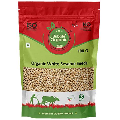 Buy Bubble Organic White Sesame Seed Premium Online At Best Price Of