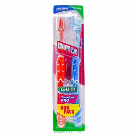 G U M Duo Pack Medium Toothbrush Brosse à dents médium Technique Pro