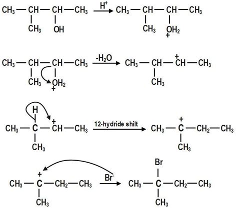 When 3 Methylbutan 2 Ol Is Treated With HBr The Following