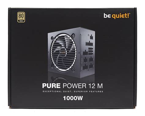 Обзор блока питания be quiet Pure Power 12 M 1000W с поддержкой ATX 3