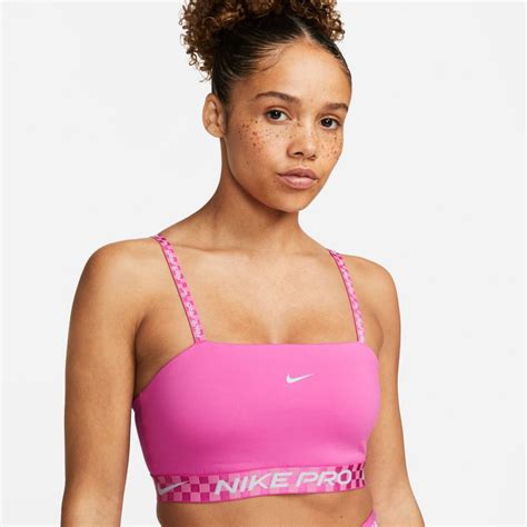 Nike Pro Indy Women S Sports Bra Pink Dx