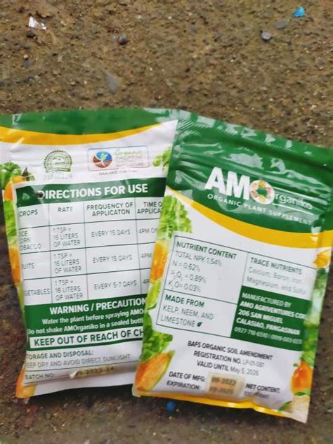 New Amo Organic Fertilizer Grams Lazada Ph