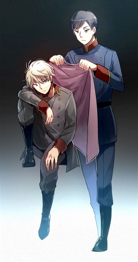 Slaine Troyard And Harklight Aldnoah Zero Drawn By Aki Neyuki