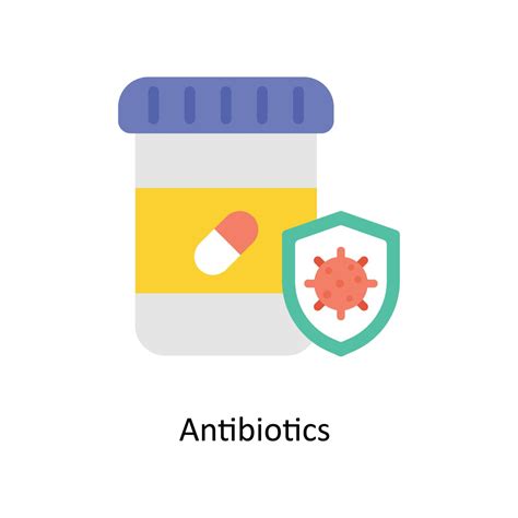 Antibiotics Vector Flat Icons Simple Stock Illustration Stock 21499507