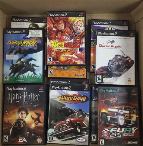 Lot - Sony PlayStation 2 PS2 Games In Cases