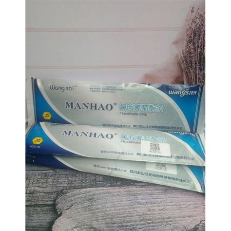 Jual Manhao Strip Obat Kutu Lebah Manhao Fluvalinate 40pcs Strip Obat