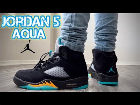 Jordan Aqua On Feet Review Youtube