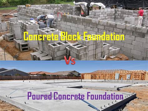 Concrete Block Foundation Vs Poured Concrete Foundation - Maple Concrete Pumping