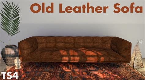 Sims 4 Leather Couch