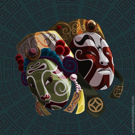 Chinese Opera masks on Behance