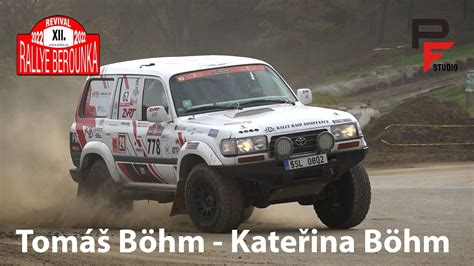 Tomáš Böhm Kateřina Böhm Toyota LC80 XII Rallye Berounka Revival