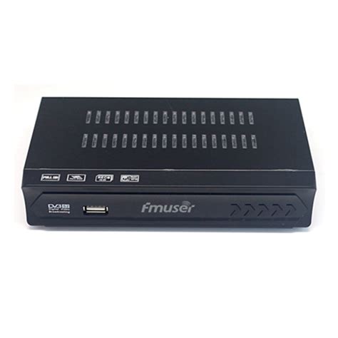 Fmuser Fubox 131f Hd Dvb T Mpeg2 4 H 264 Fta Set Top Box Stb Dtv Equipo Frontal Fmuser Fm Tv