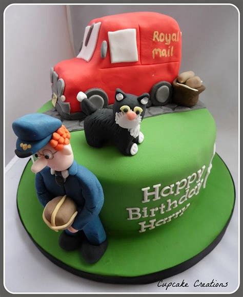 Postman Pat Cake - Decorated Cake by Cupcakecreations - CakesDecor