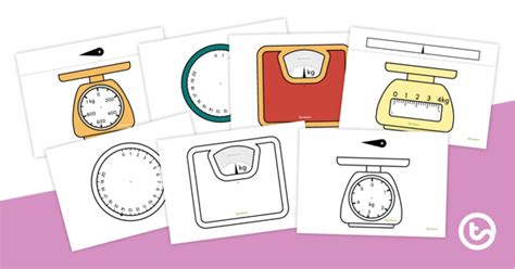 Weighing Scales Templates Teaching Resource Teach Starter