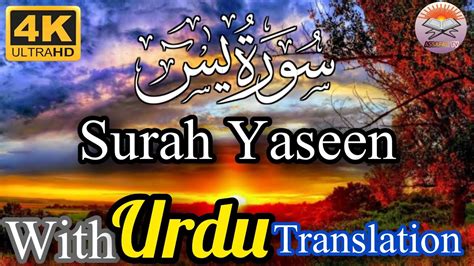 Surah Yaseen With Urdu Translation سورۃ یسین اردو ترجمہ کیساتھ