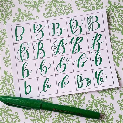 20 Ways To Write The Letter B By Letteritwrite • See Also The Video Of