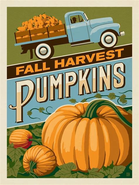 Anderson Design Group – Vintage Ad Follies – Fall Harvest Pumpkins ...