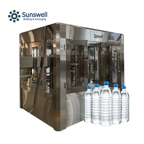 Automatic Small Capacity 3000bph Pet Plastic Bottle Mineral Drinking