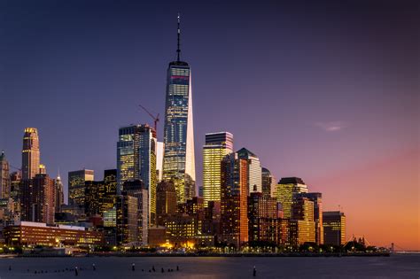 Wallpaper Manhattan New York Amerika Serikat Pencakar Langit