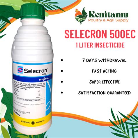 SELECRON 500EC 1 LITER INSECTICIDE BY SYNGENTA Shopee Philippines