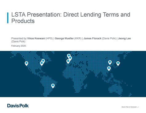 Direct Lending and the Syndicated Loan Market: Part 2 - LSTA