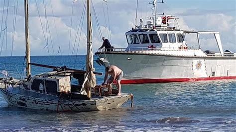 North Haven Stranded Yacht Finally Rescued The Advertiser